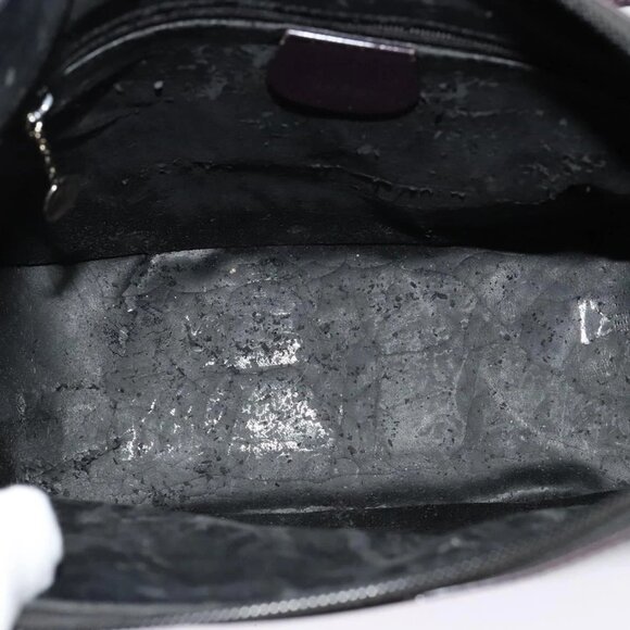 GUCCI Shoulder Bag Patent leather Navy Silver Auth - Picture 11 of 16